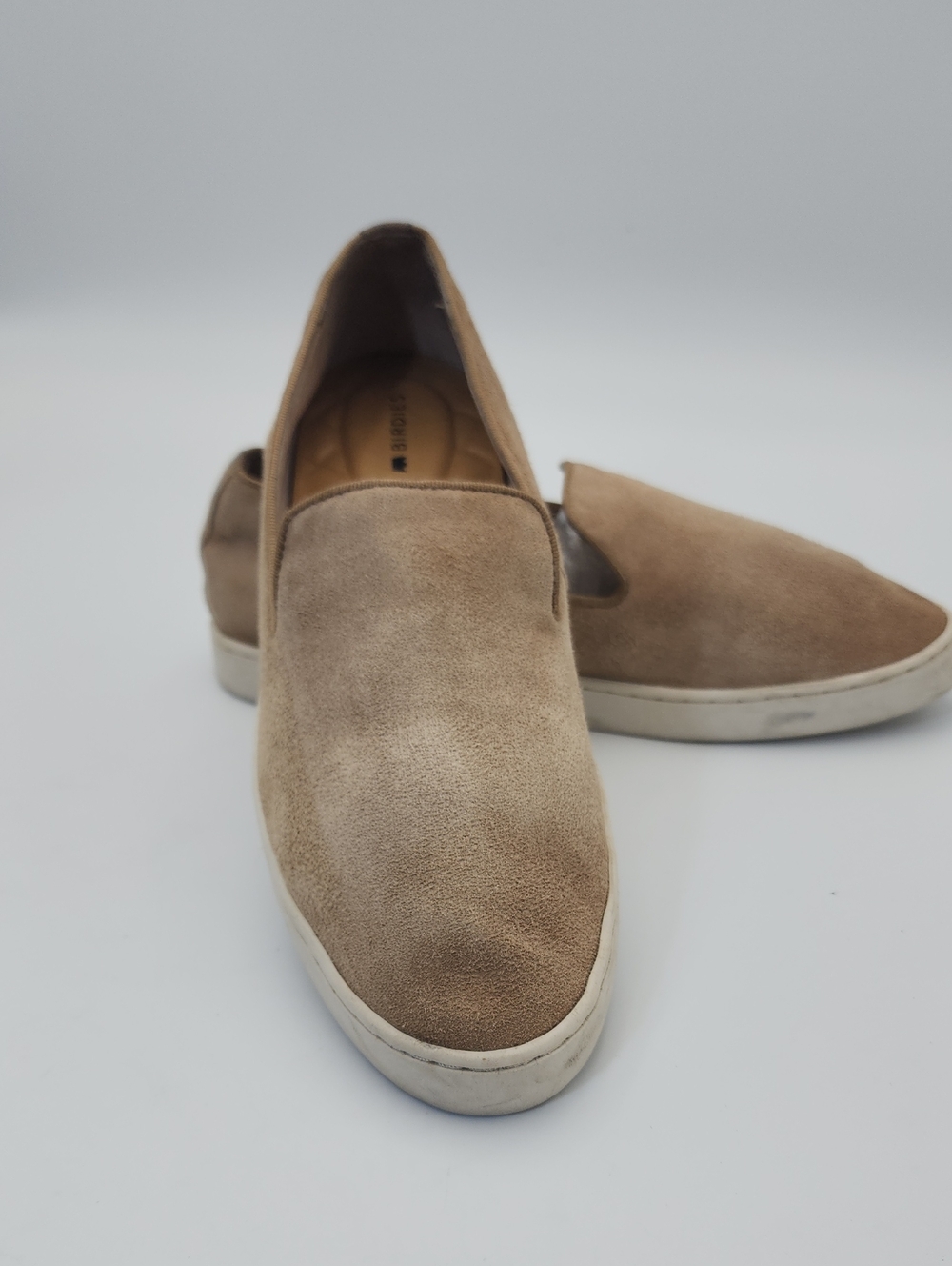 Birdies "The Swift" Tan Suede Slip-On Loafer Sneakers Size 7 - Picture 6 of 14